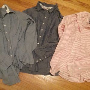 3 button down dress shirt bundle